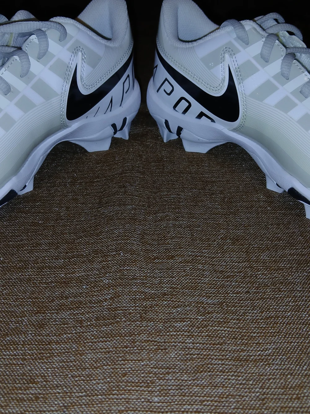 Nike Young Size Y5 Athletic Cleats with Subtle Gray Accents